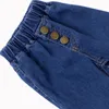 Ins baby byxor flickor flare byxor denim tjej jeans klocka bottnar byxor bred ben byxor barn designer kläder hela yw3805l6958843