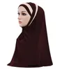 2 Pezzi Donne Musulmane Foulard Scialle Sciarpa Hijab Wrap Copricapo Amira Islamico Copertura Completa Preghiera Cappello Arabo Worshipe Servizio Hijab