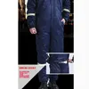 M-4XL New Men Winter Work Cotton One-piece Overalls Thickening Jumpsuit Construction Labor Factory Siamese Protectiv248C
