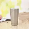 20oz Tasse à café Tasse en acier inoxydable Tumbler isolé sous vide Grande capacité Large bouche Tasses à bière Verre à vin Voyage Bouteille d'eau de voiture DBC VT1191