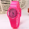 Sports Candy-colored 12 Colors Jelly Silicone Watch Strap Leisure Quartz Watch