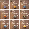 2019 nouvelle galaxie terre Double face boule de verre pendentif collier univers espace Art photo fait à la main bricolage collier ras du cou