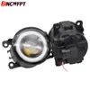 2 pçs / par (Esquerda + Direita) Angel Eye LED luz de nevoeiro Para Peugeot Parceiro Tepee 2008-2017 Para Peugeot 307 Sedan 307 CC 307 Propriedade