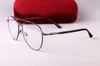 Qualità G0388S montatura per occhiali stile pilota ultraleggero 56-17-140 metallo + plancia doppio ponte per occhiali da vista moda occhiali da sole 4 colori