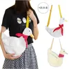 Designer-kawaii lolita lenço de putre saco de pato messenger ombro bolsa crossbody presente