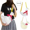 Designer-Kawaii Lolita Peluche Sciarpa Duck Bag Messenger Borsa a tracolla Borsa a tracolla Regalo