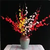 5 pezzi per all'ingrosso decorazione di nozze a casa molto artificiale prugna fiore fiore ramo di simulazione della prugna