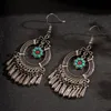 Vintage Ethnic Tassel Hanging Dangle Drop Earrings for Women Female Anniversary Party Wedding Jewelry Ornaments Accessories GB902