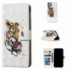 Portafoglio in pelle 3D Flower Tiger Skull Owl Tower Custodia a vibrazione magnetica per iPhone 11 pro max XS MAX XR 6 7 8 Samsung S10 PLUS S10E NOTE10