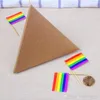 レインボーフラグディストリティック100 PCS/セットレズビアンゲイプライドLGBTカラフルフラグディストリ