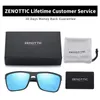 ZENOTTIC Ultralight Gepolariseerde Zonnebril Heren Frame UV400 Bescherming Rijden Goggle Vierkante Stijl Zonnebril Gafas De Sol T2009317447