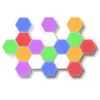 Colorful Quantum Lamp Led Hexagonal Lamps Modular Touch Sensitive Night Light Magnetic Hexagons Creative Decoration Wall Lampara303u