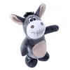 Mignon en peluche âne parlant Neddy poupée marchant Robot animaux en peluche figurine d'action éducation précoce jouet électronique pour animaux de compagnie avec musique jouets pour enfants