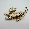 Vintage aniaml kat broche vrouwen metalen schattige kat broche pak revers pin cadeau voor liefde mode-sieraden hoge kwaliteit