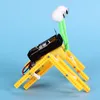 Technology small production eight foot robot popular material electric assembling model Science & Discovery