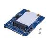 Freeshipping High Quality 2.5-inch Blue High-capacity high-power Serial mSATA to SATA Adapter