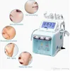 Portable 6 in 1 Hydro Peel Microdermabrasion Hydra Facial Hydro facial Deep Cleaning RF Face Lift Skin Tightening Spa Beauty Machine home use