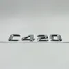 Logo-Emblem für den hinteren Kofferraumdeckel mit Buchstaben für Mercedes Benz C-Klasse C280 C300 C320 C350 C360 C400 W203 W204 W211 W205209f