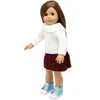 18" Dolls & Accessories sweater one piece Dress for child party gift toys--18 inch American Girl doll clothes