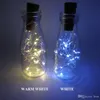 Bottle light string 20-leds 2 meters sliver wire with Bottle Stopper for Glass Craft Wedding Decoration and party light