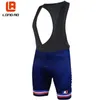 LONG AO Frankreich Radsport-Team blau Herren Kurzarm-Radtrikot kurze Sets Sommer-Rennbekleidung Pro-Team-Kleidung