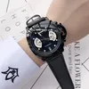 Montre de styliste pour hommes, bracelet en cuir, cadran de 44mm, à la mode, à quartz, cadeau de saint-valentin, étanche