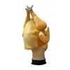 Roasted Turkey Hat Thanksgiving Day Party Funny Adults Outfit Accessory Orange Costume Dress Up Props8044747