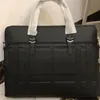 Men's Handbag Fashion Men's Shoulder Bag File Bag Popular Computer Designer Crossbody Leather Zipper Multi-Function Fast Shipping