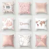 Letter Pink Printing Pillow Case Throw Cushion Cover Sofa Home Decor 45cm3945694