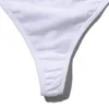 Sexy Women Cotton G String Thongs Low Waist Sexy Panties Ladies' Seamless Underwear Solid Color Black Red White300F