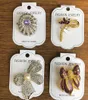 10pcs / lot Mish Style Color Fashion Crystal Jewelry Brooches Pins per regalo fai da te BR55