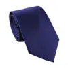 Męskie solidne poliestrowe krawaty tekstylne krawaty czyste szyję krawat biznesowy męskie krawat