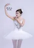 Stage Wear Ballet Dance Pure White Swan Lake Tutu Costume Hard Organdy Platter Dress Ballerina Dancewear1