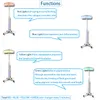 120mw per light Skin Rejuvenation PDT Led Light 7 Colors Photon Therapy Whitening Lift