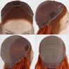 Perruque Lace Front Wig synthétique bouclée et crépue de couleur orange, perruque en Fiber résistante à la chaleur de 133 pouces, naissance des cheveux naturelle pour femmes, perruques latérales Part6224878