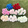 Falso Primavera Rose (10 cabeças / grupo) 19,69" comprimento Rosas simulação para casa casamento decoração flores artificiais