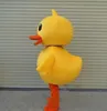 2019 alta qualidade quente pato amarelo Eva adulto tamanho Halloween Cartoon traje da mascote terno Animal Cartoon trajes