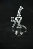 Glass hookah, transparent oil rig smoking set pipe, bong 14mm joint