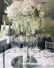 Utestående handgjorda bröllopsdekoration Crystal Aisle Pillar för dekoration, Crystal Acrylic Roman Column, Bord Bröllop Centerpiece Best01200