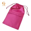 Lege zwart wit roze zijde satijn haarverlenging verpakking zakken, menselijke vrouwen maagdelijke bundels verpakking tassen, gift bag1 gift wrap