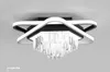 Modern LED-ljuskrona Hängsmycke Light Overhead Design Living Room Lights Taklampor för Home Bedroom Hotel Decorative Crystal Landlarna