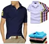 Venda imperdível nova moda bordado de luxo grande pequeno cavalo crocodilo t camisas para homens camisa polo moda camisa polo masculina S-3XL