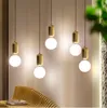 Pendant Lamps Nordic Glass Ball Chandelier Ceiling Lamp Mordern Sigle Light