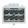 8LED 12V للرؤية الليلية مصباح الأشعة تحت الحمراء اضاءة الأشعة تحت الحمراء ضوء للكاميرا الأمن