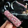 Bling Bling cristal strass voiture étui à lunettes support Clip véhicule pare-soleil lunettes de soleil lunettes Auto attache