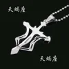 12 Constellation kolye haç Kişilik Titanyum Çelik Takı kolye Butik Mücevher