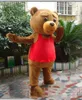 2018 Rabatt Factory Sale Teddy Bear Mascot Costume för vuxen att bära till salu med 5 färg för val