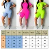 2 pièces/ensemble femmes été sport costume haut court Shorts à manches courtes tenue Yoga vêtements d'entraînement survêtement de sport 2019 nouveau