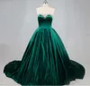 Princesa Frisado Bling Bling Cristal Africano Mulheres Vestidos de Noite Bonito Verde Árabe Longo Vestido de Noite Compras Online