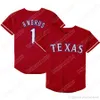 幼児用幼児ベビー12 Rougned Odor 17 Shin-Soo Choo 1 Elvis Andrus 29 Adrian Beltre 38 Danny Santana 15 Nick Solak Jersey